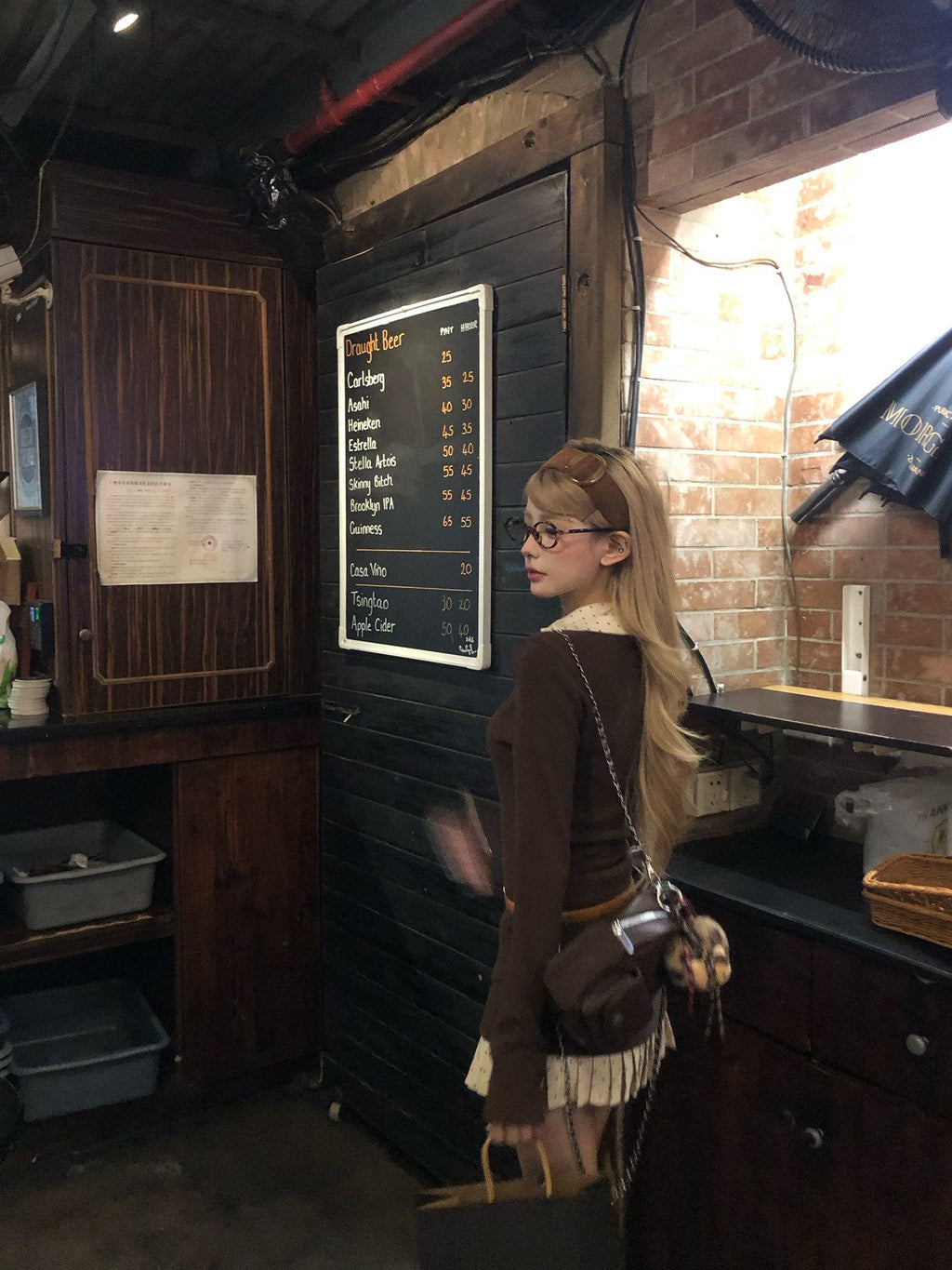 💕韓系千金咖色低調絕美兩件套
