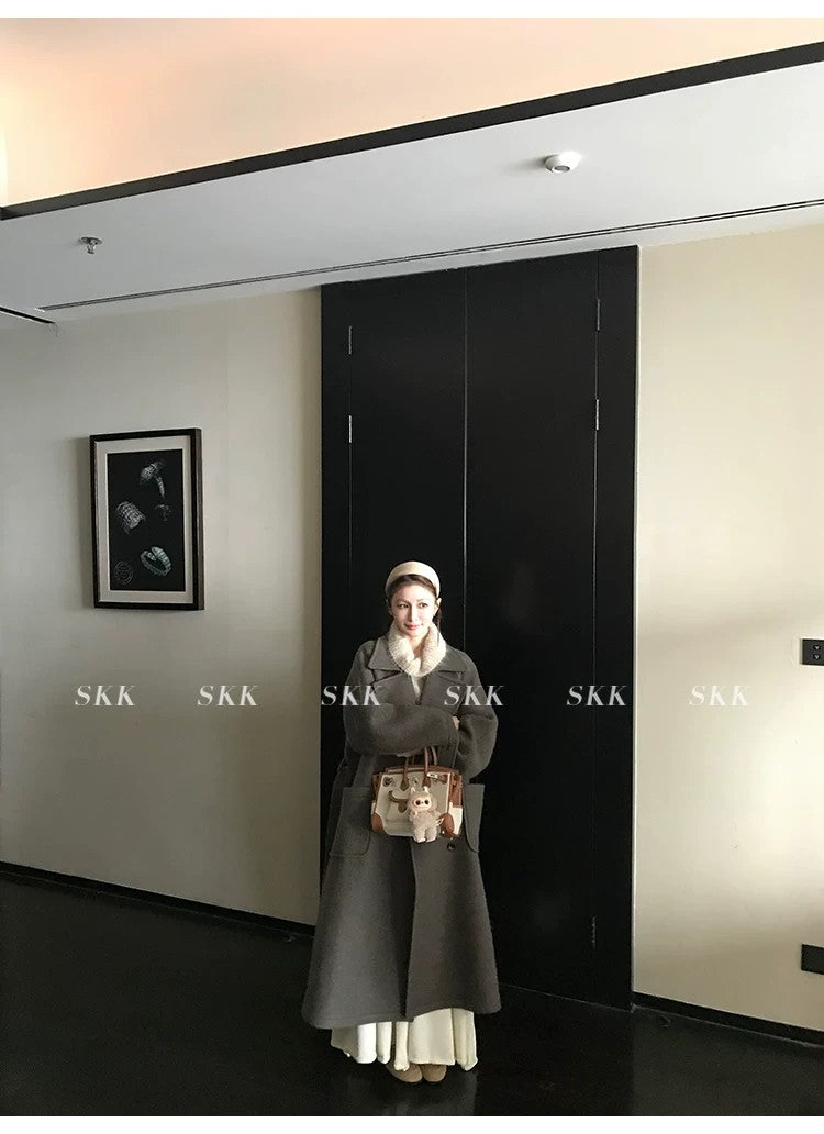 💕春季疊穿羊毛拉毛高領背心馬甲慵懶毛衫