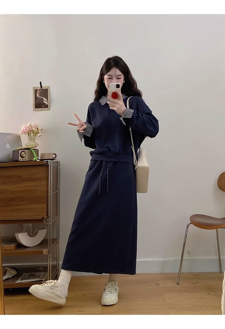 💕秋冬韓系寬鬆休閒運動套裝