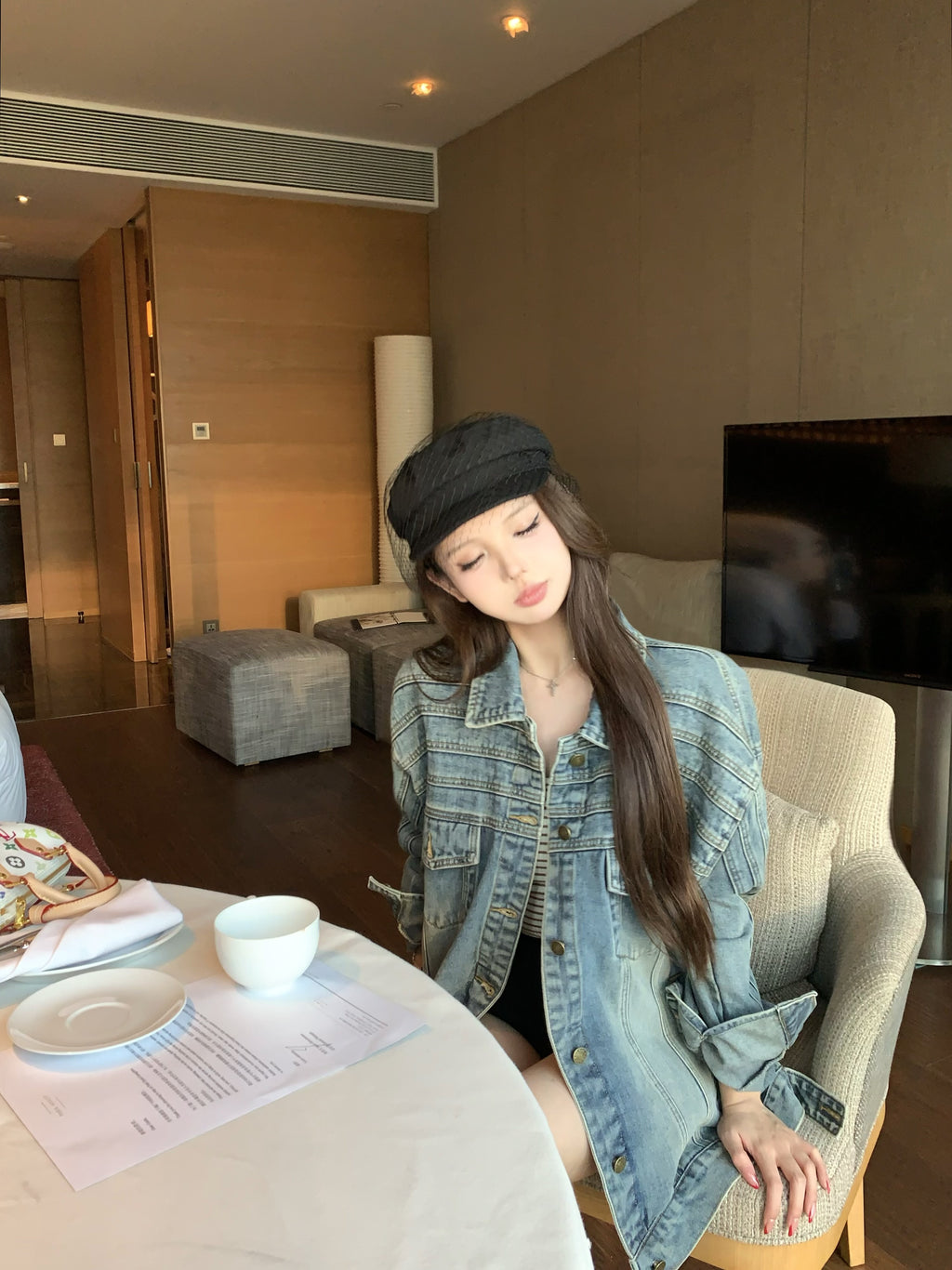 💕秋季小眾百搭牛仔外套