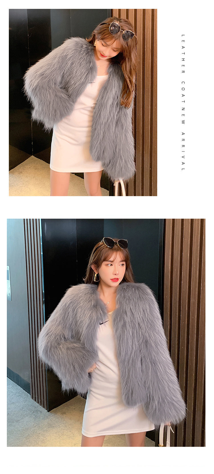 💕冬季韓系高級感超好摸毛毛名媛外套
