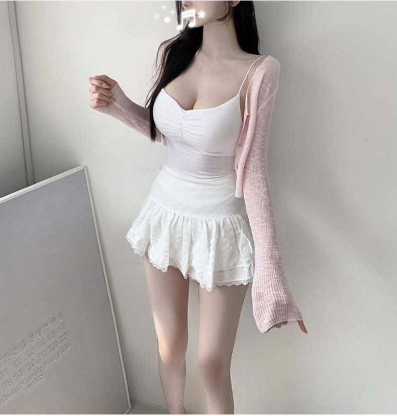 💕溫柔性感純御鬆弛風薄款防曬小開衫