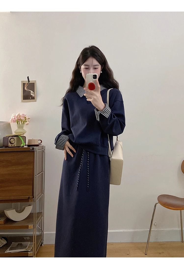 💕秋冬韓系寬鬆休閒運動套裝