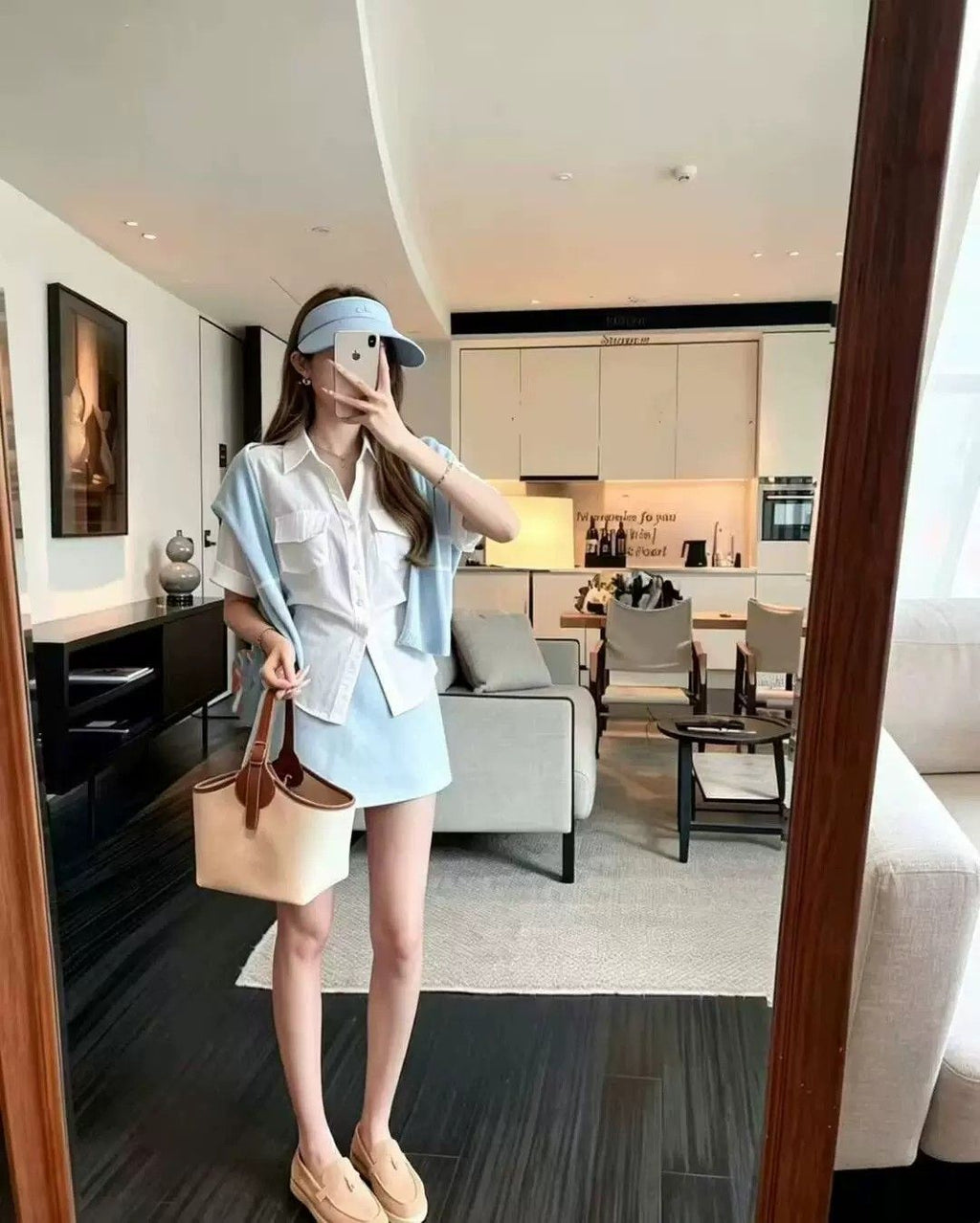 💕春夏休閒運動顯瘦半裙三件套