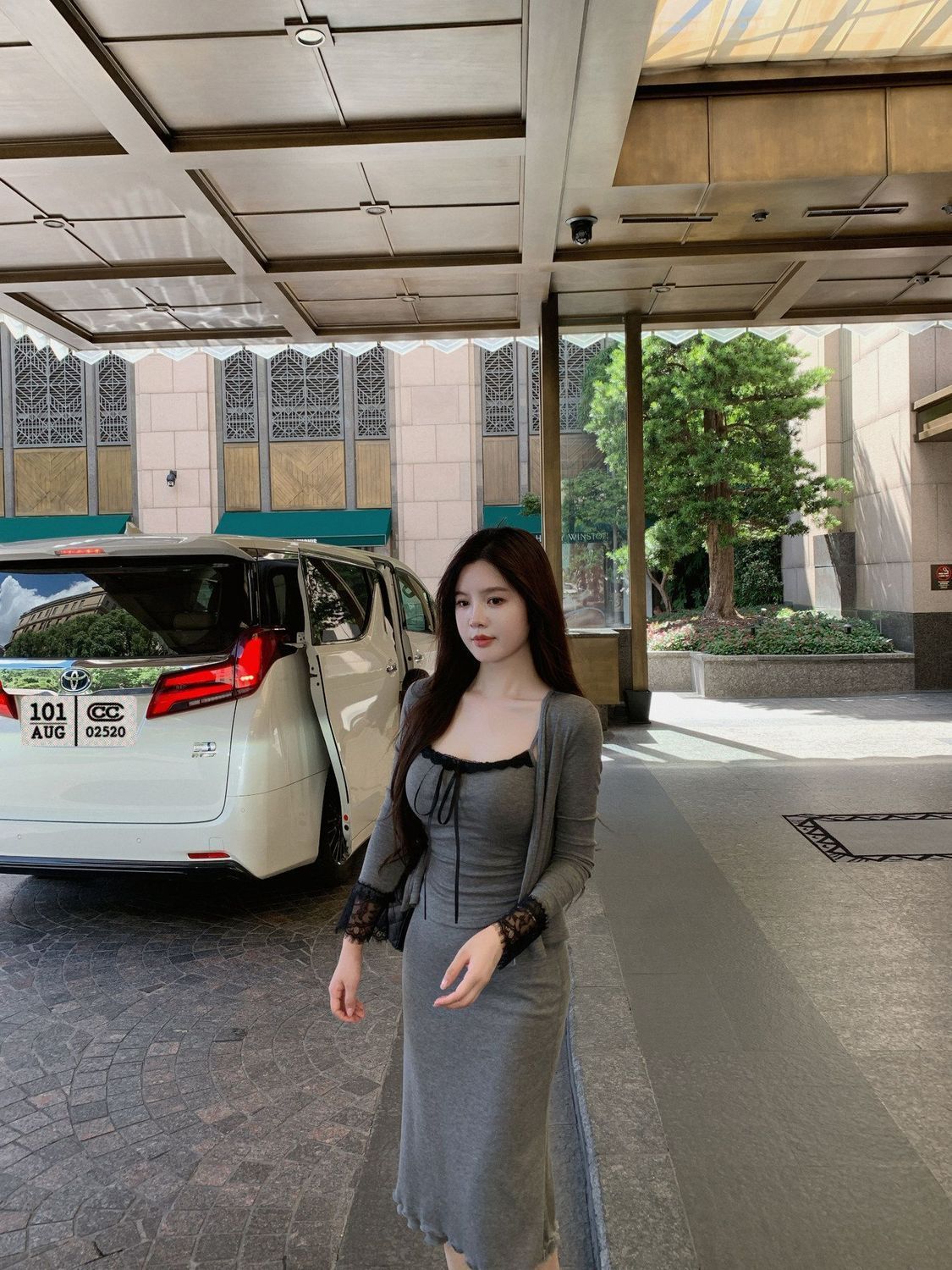 💕溫柔御姊休閒蕾絲吊帶半身裙三件套