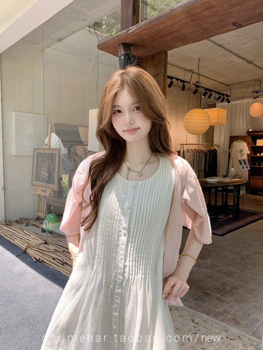 💕溫柔秋冬軟糯感長袖純色基礎針織衫