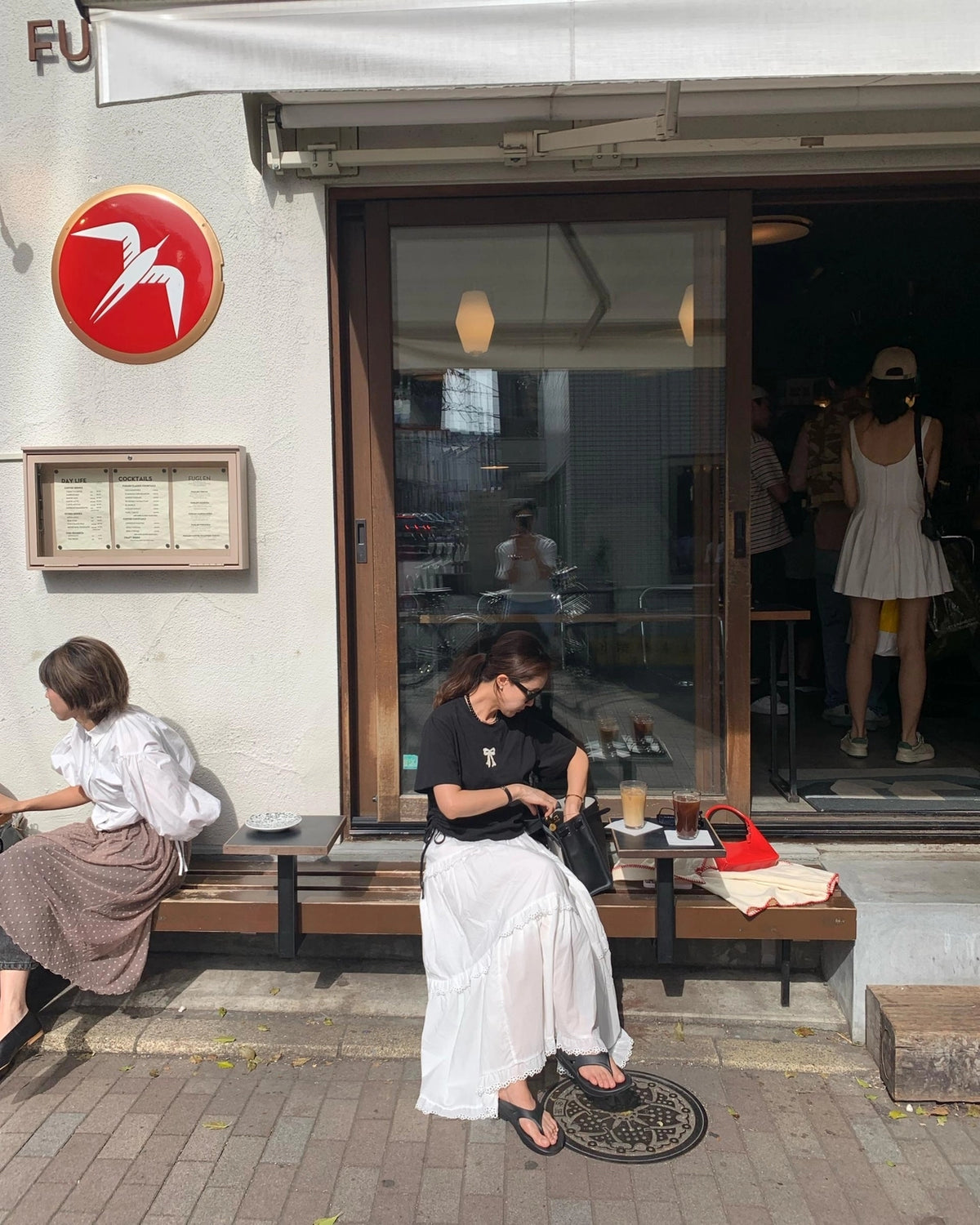 💕韓系東大門復古高腰拼接蕾絲邊蛋糕休閒長裙