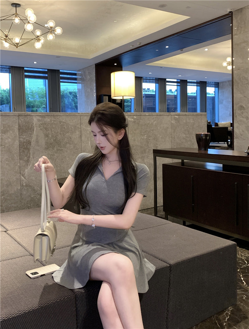 💕簡約百搭休閒polo衫純欲運動兩件套