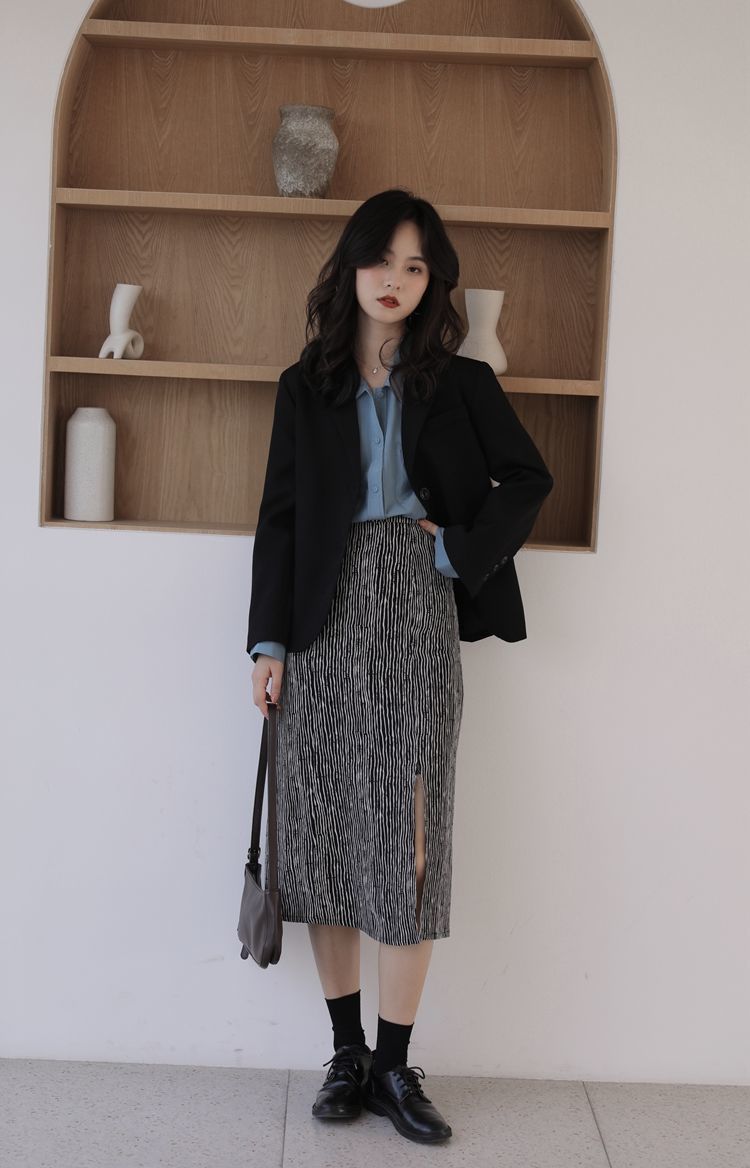 💕春季小西裝修身洋氣通勤短款外套