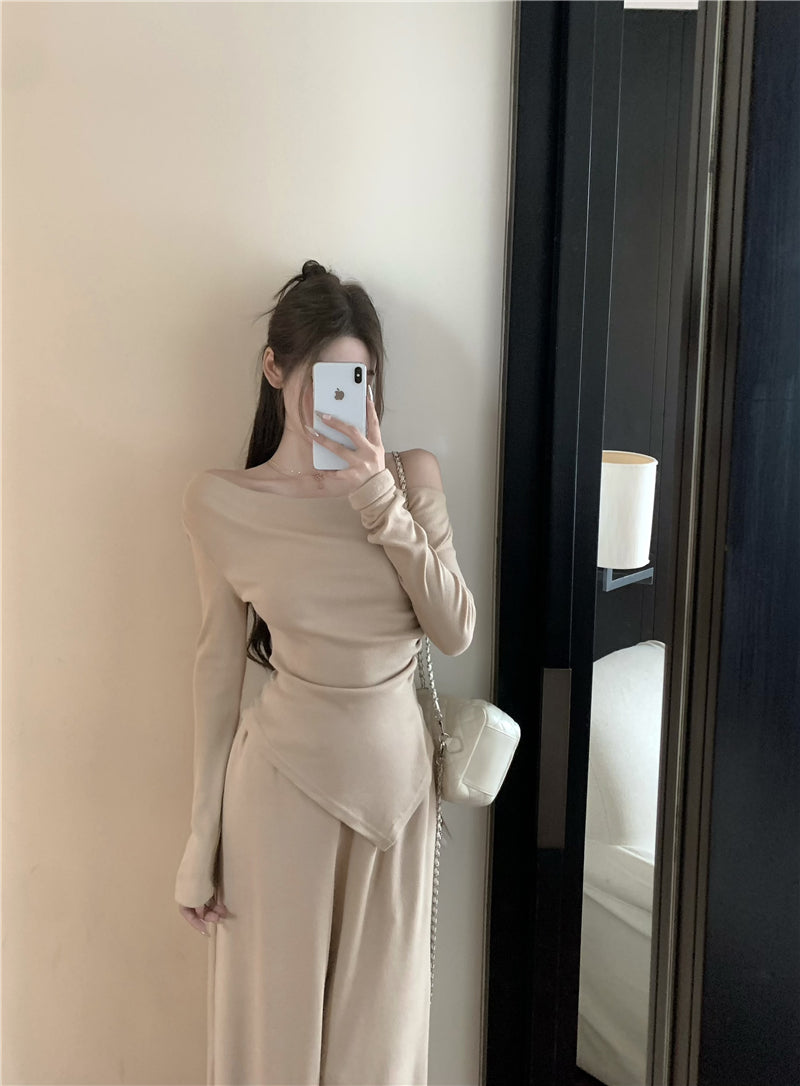 💕早春絕美氣質懶人一整套穿搭套裝