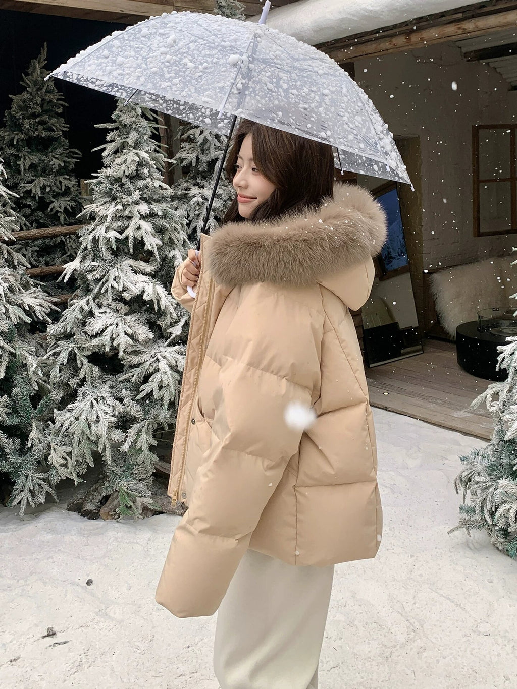 💕冬天必備保暖短款羽絨外套