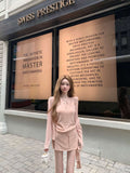 💕溫柔約會懶人度假針織三件套套裝