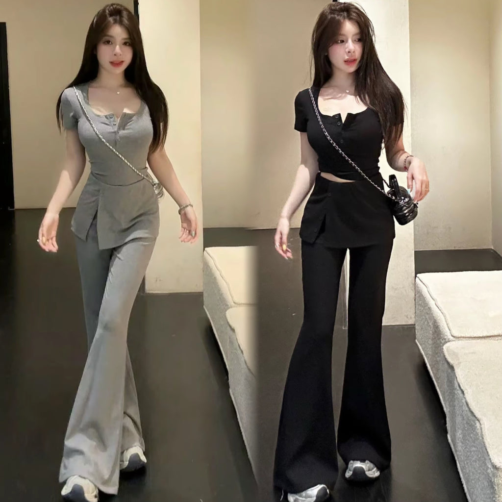 💕春季溫柔慵懶休閒氣質套裝
