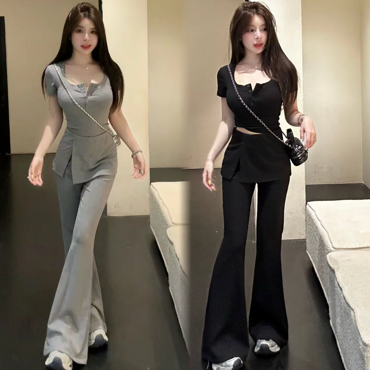 💕春季溫柔慵懶休閒氣質套裝