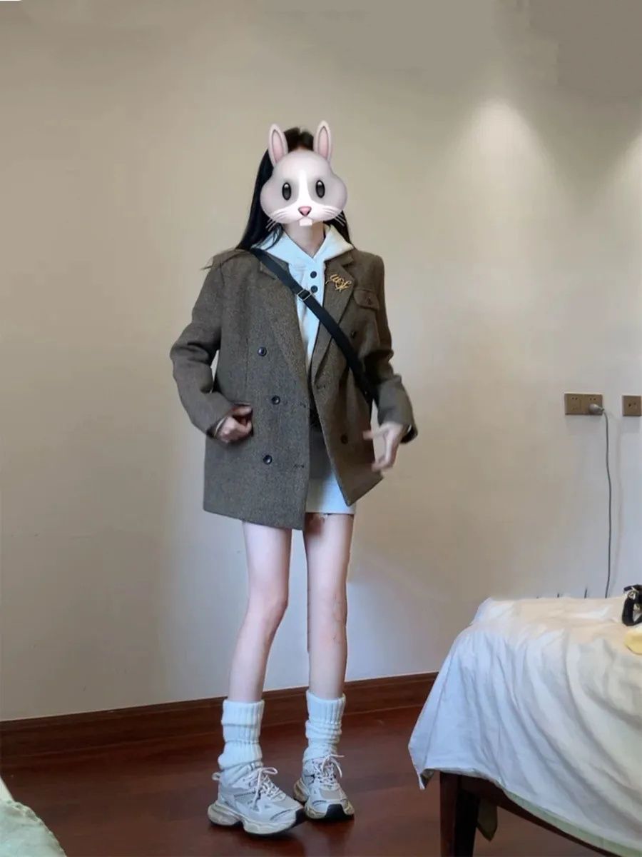💕韓系氣質溫柔小個子西裝外套