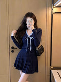 💕高級感富家千金秋冬針織套裝