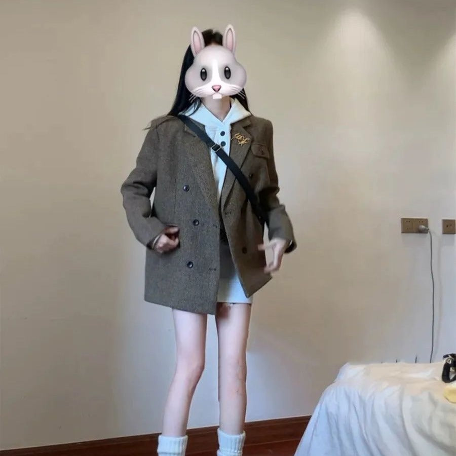 💕韓系氣質溫柔小個子西裝外套