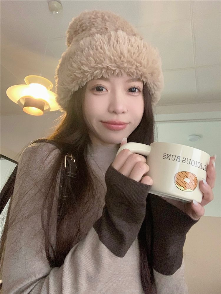 💕通勤百搭撞色長袖針織修身打底上衣