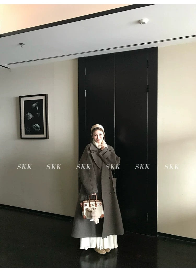 💕春季疊穿羊毛拉毛高領背心馬甲慵懶毛衫