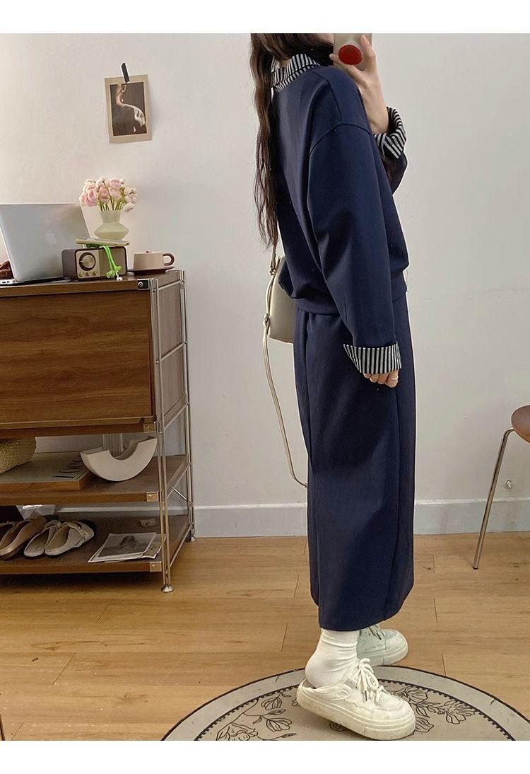 💕秋冬韓系寬鬆休閒運動套裝