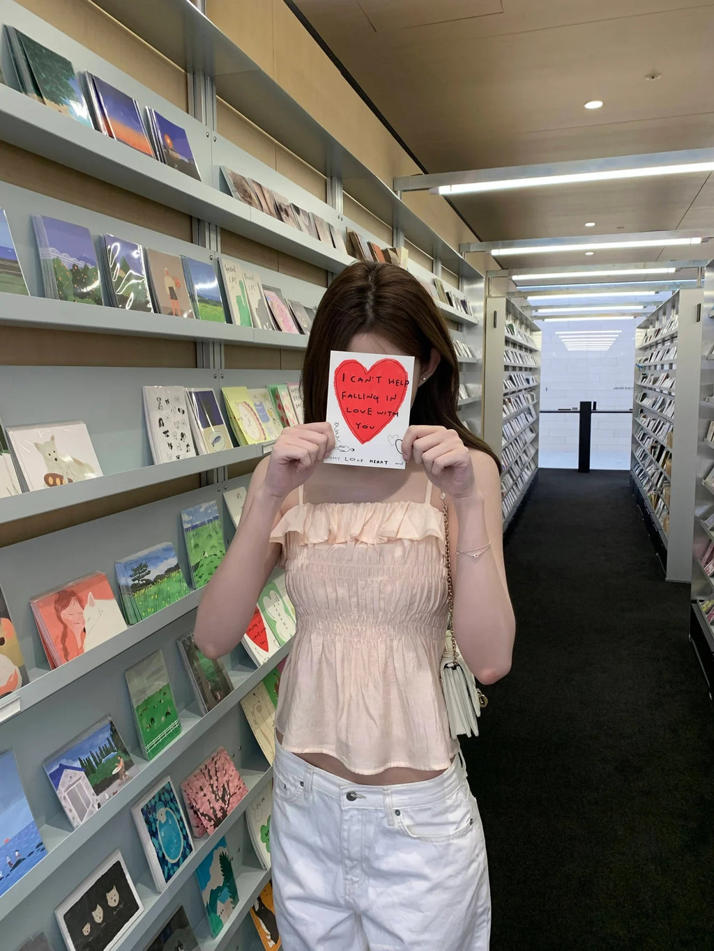 💕法式氣質溫柔荷葉邊皺褶吊帶背心