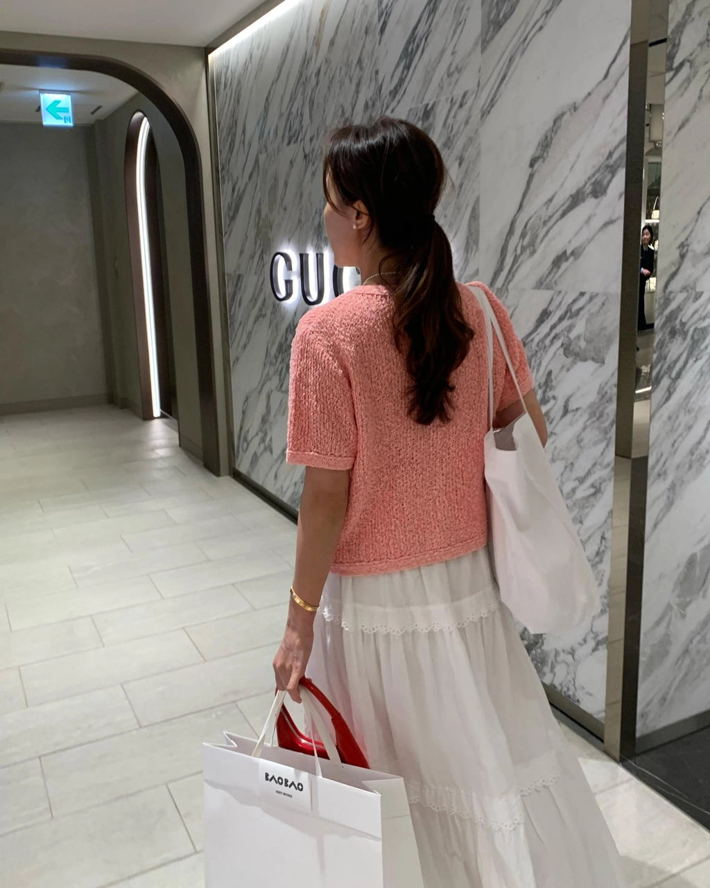 💕韓系東大門復古高腰拼接蕾絲邊蛋糕休閒長裙