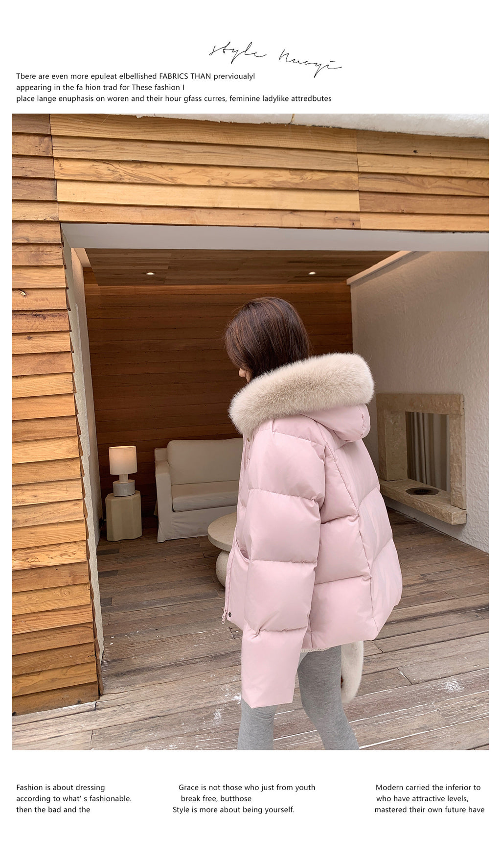 💕冬天必備保暖短款羽絨外套