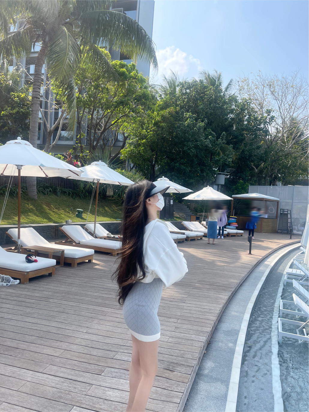 💕韓系撞色拼接吊帶冰絲連身裙