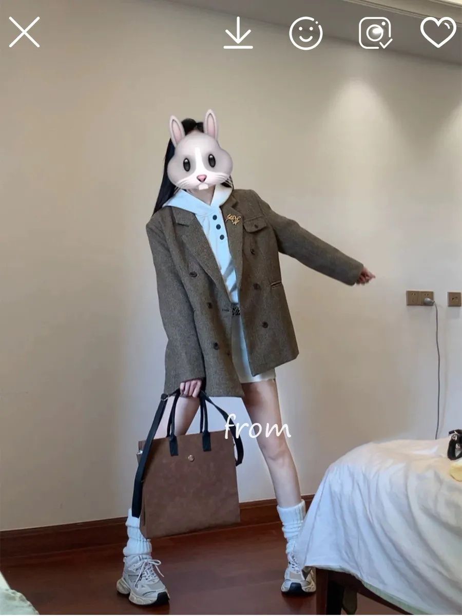 💕韓系氣質溫柔小個子西裝外套