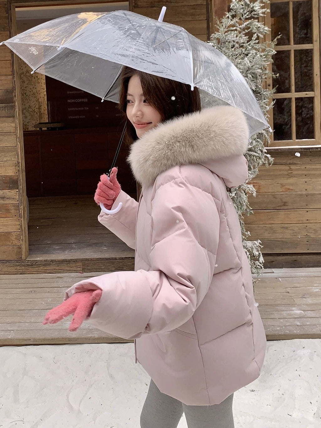 💕冬天必備保暖短款羽絨外套