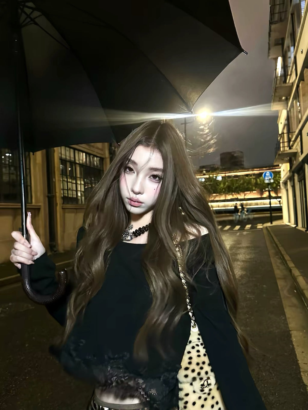 💕韓系低調絕美蕾絲拼接條紋長袖上衣