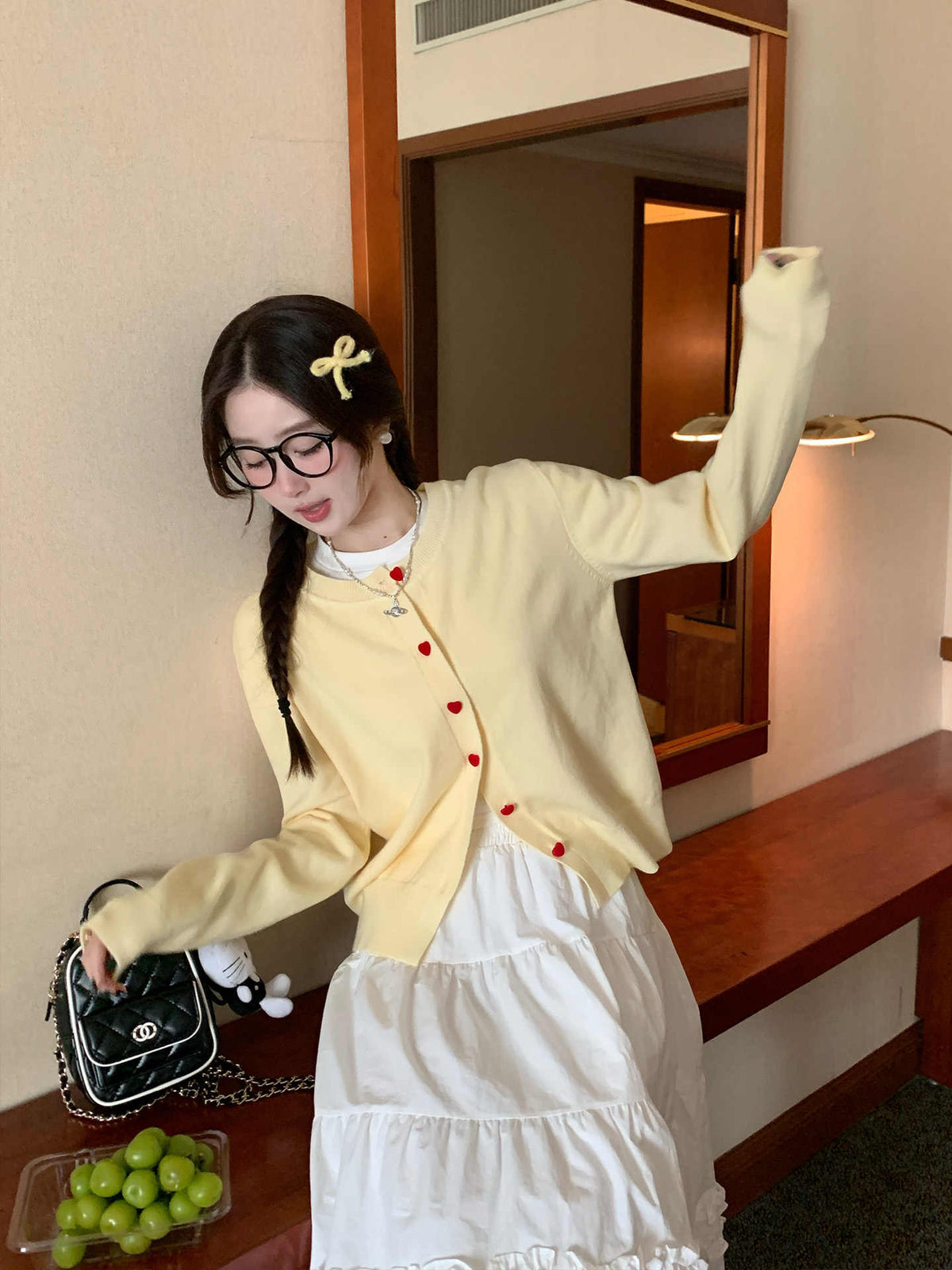 💕春夏可愛百搭簡約復古開衫