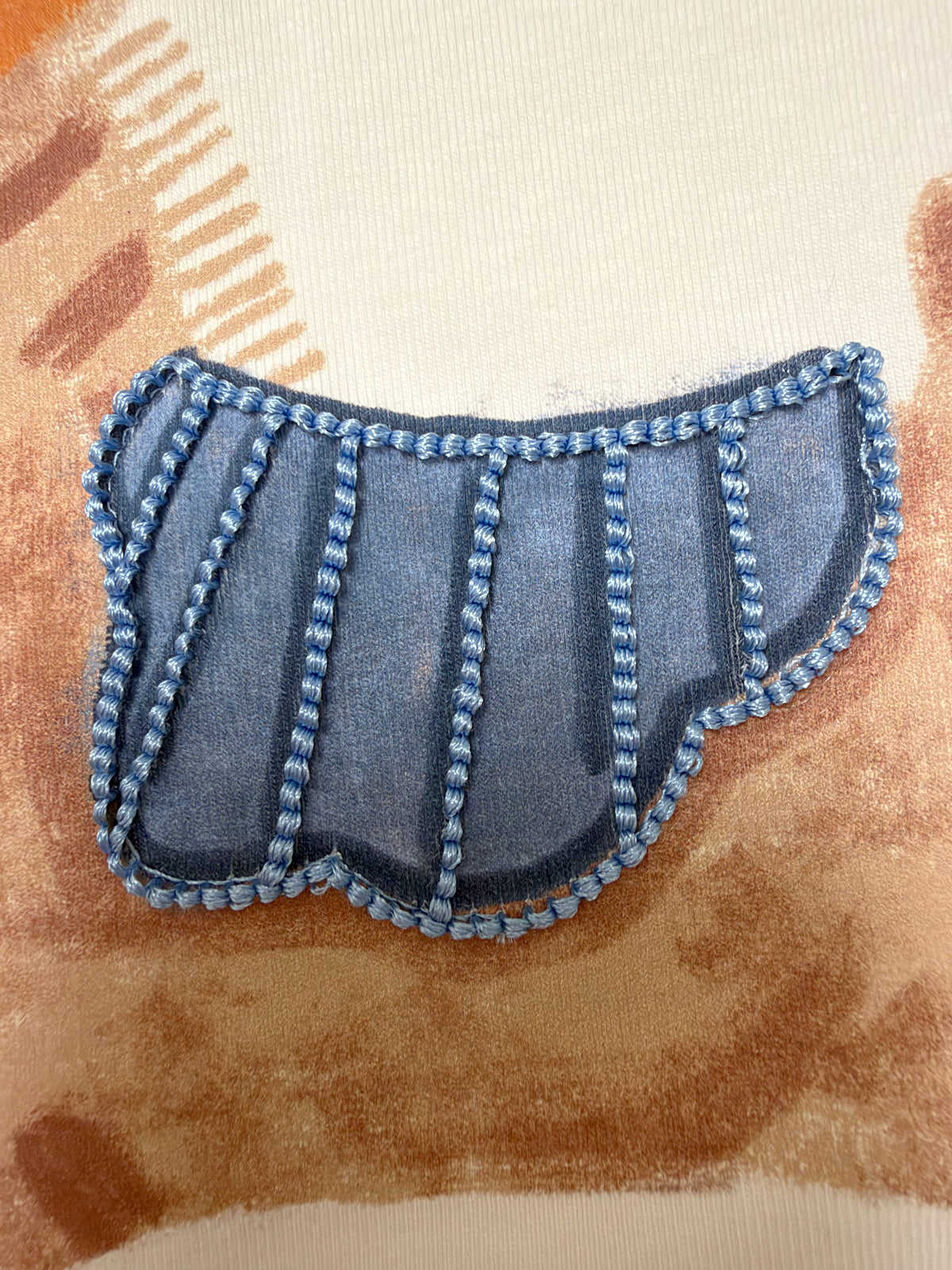 💕可愛元氣小馬立體刺繡圓領短袖上衣