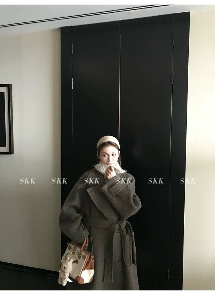 💕春季疊穿羊毛拉毛高領背心馬甲慵懶毛衫