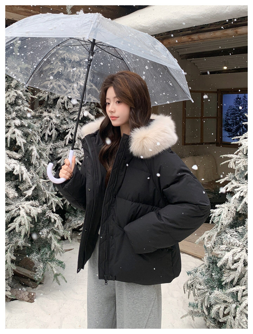 💕冬天必備保暖短款羽絨外套