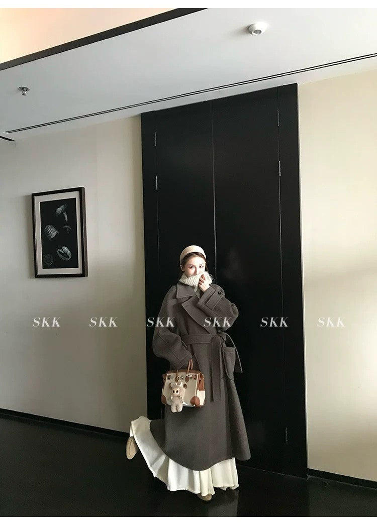 💕春季疊穿羊毛拉毛高領背心馬甲慵懶毛衫