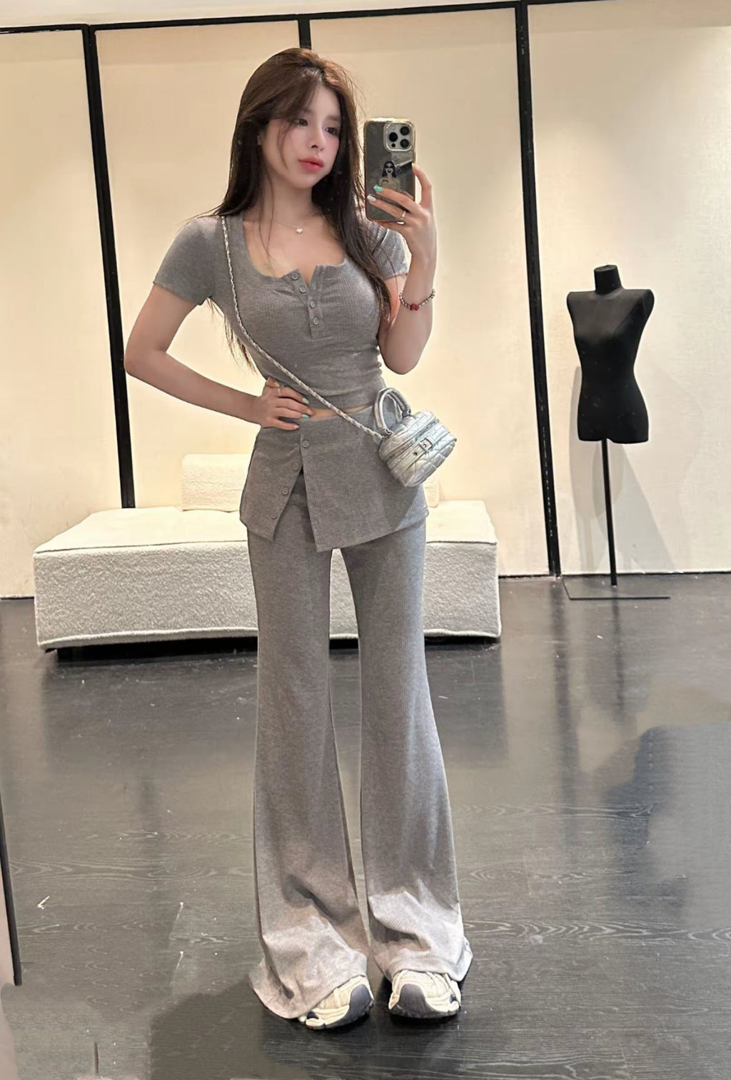 💕春季溫柔慵懶休閒氣質套裝