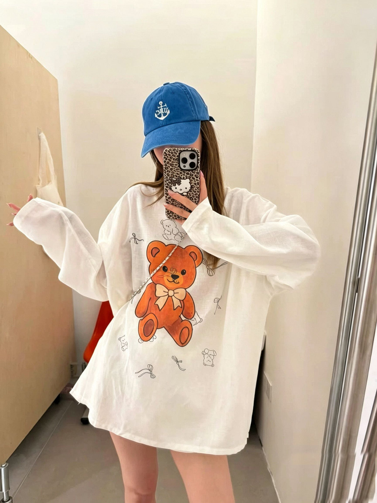 💕可愛熊熊打底防曬罩衫上衣