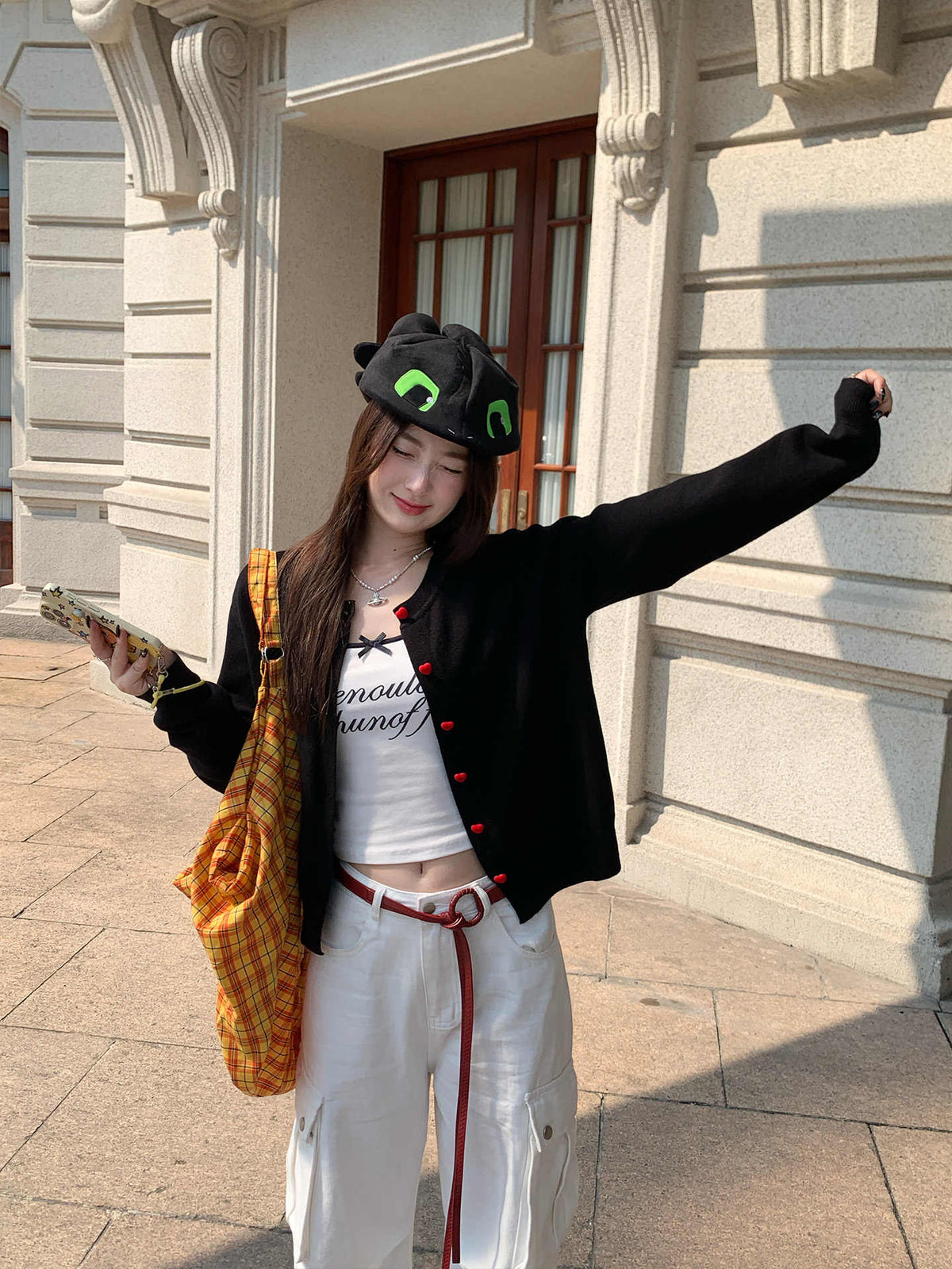 💕春夏可愛百搭簡約復古開衫