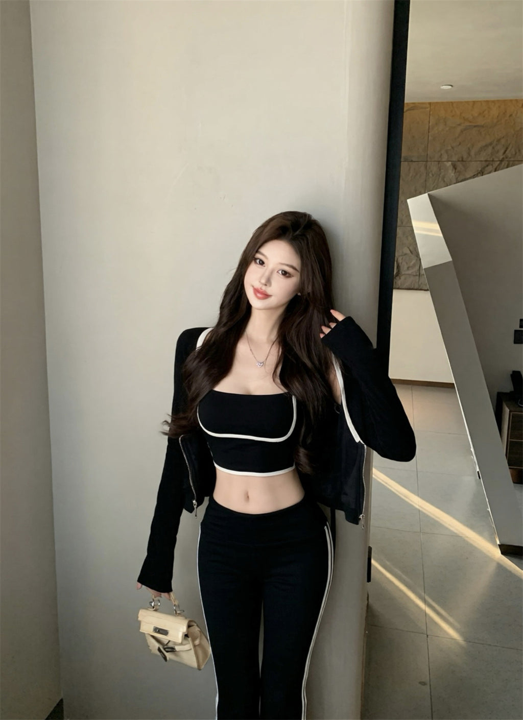 💕休閒辣妹運動系列三件套
