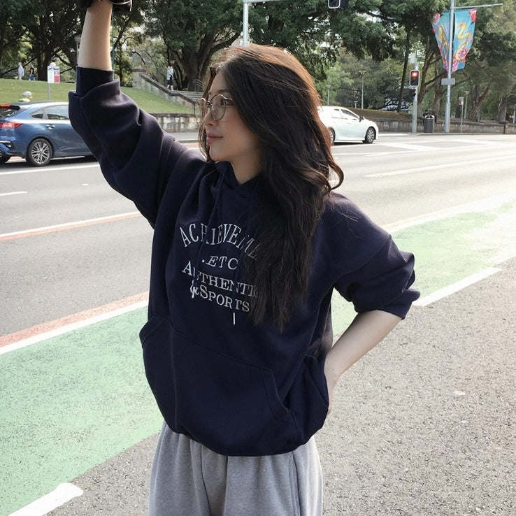 💕簡約百搭純色通勤大學衛衣