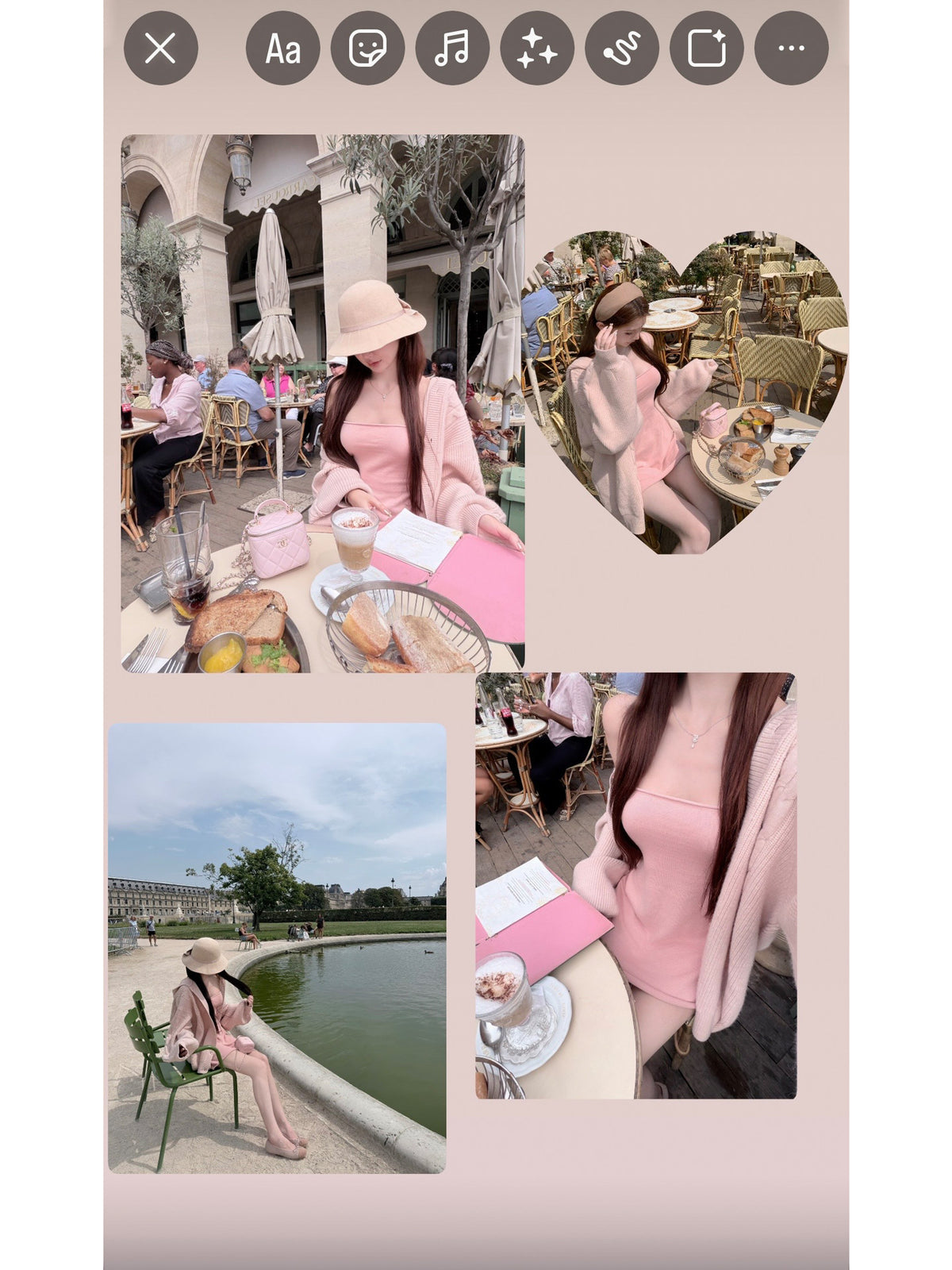 💕chic韓系溫柔慵懶連帽針織開衫吊帶裙兩件套
