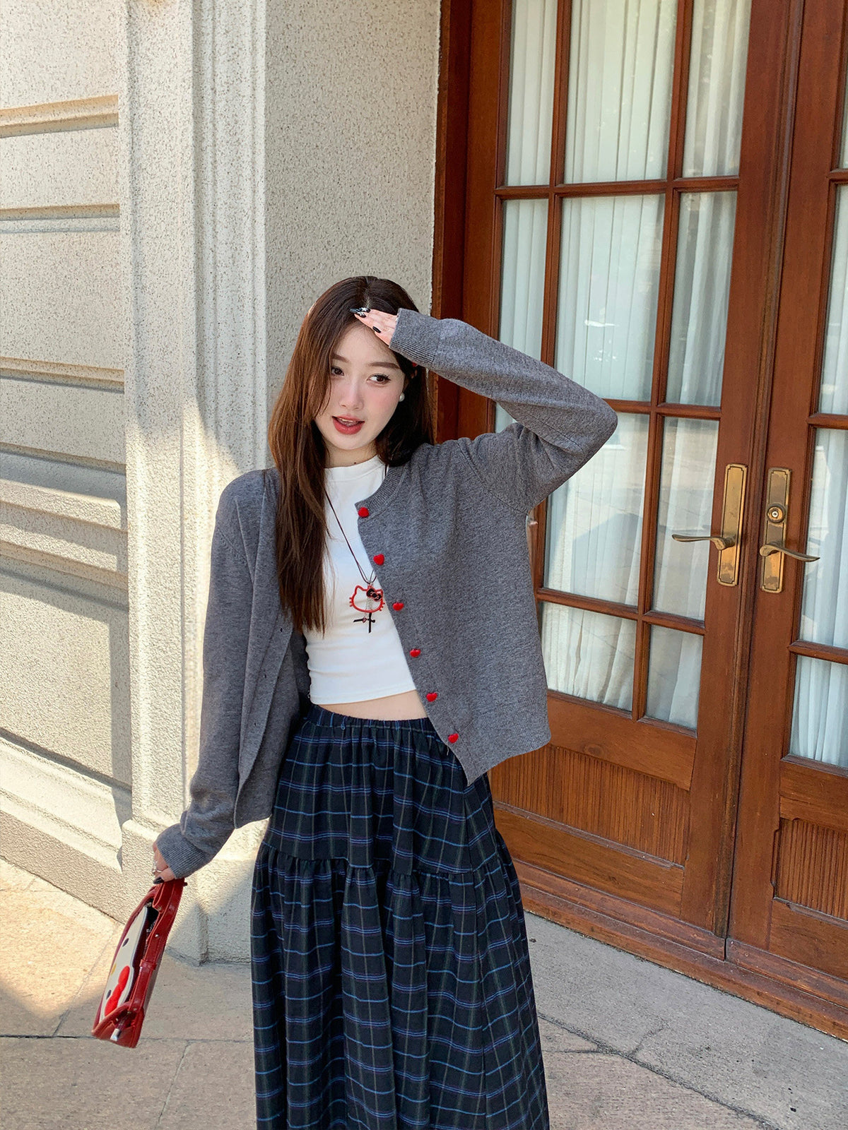 💕春夏可愛百搭簡約復古開衫