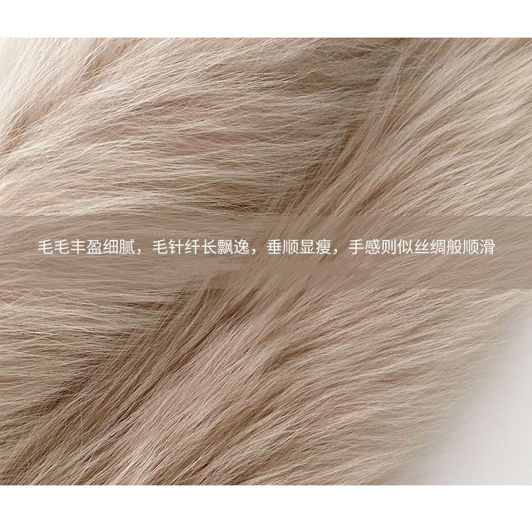 💕秋冬高級感毛茸茸加厚名媛外套