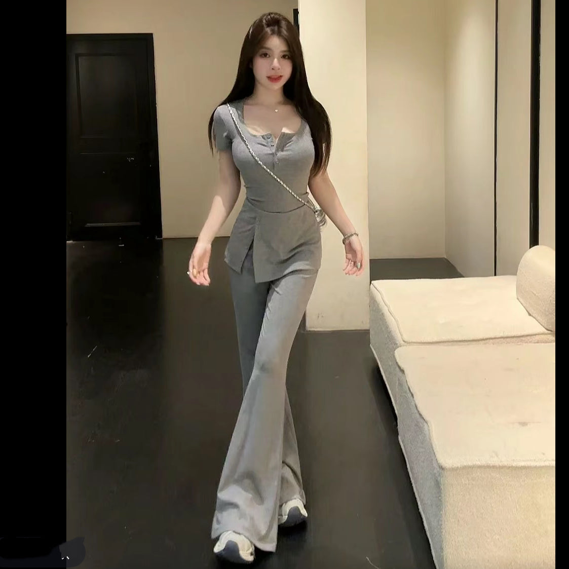 💕春季溫柔慵懶休閒氣質套裝