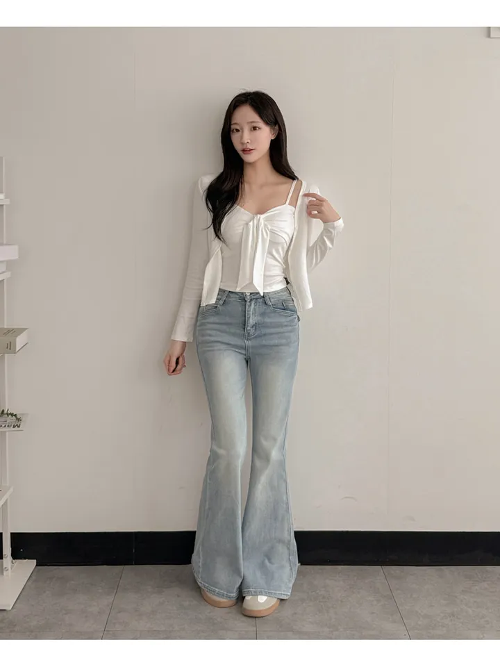 💕韓系chic春秋兩件套純色開衫