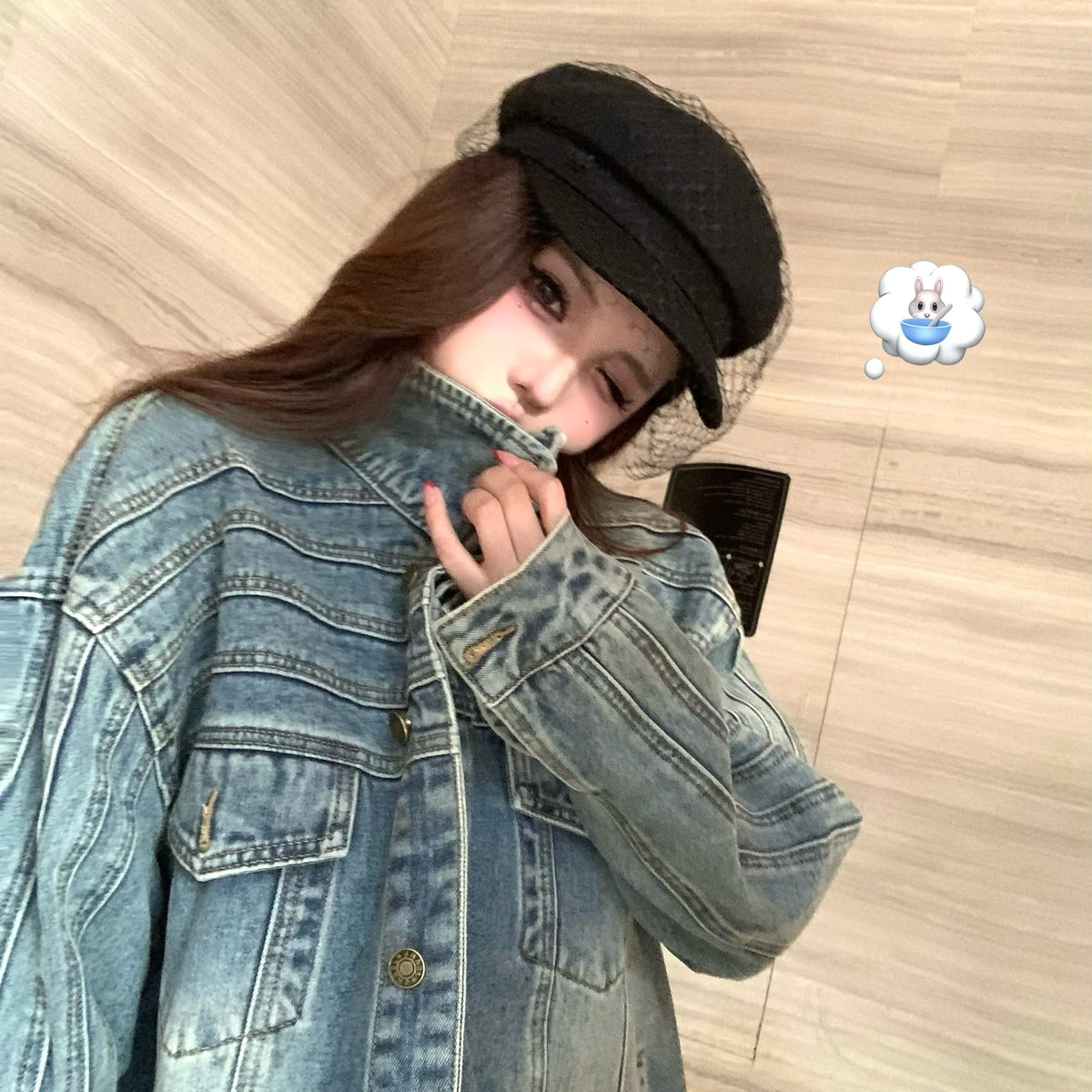 💕秋季小眾百搭牛仔外套