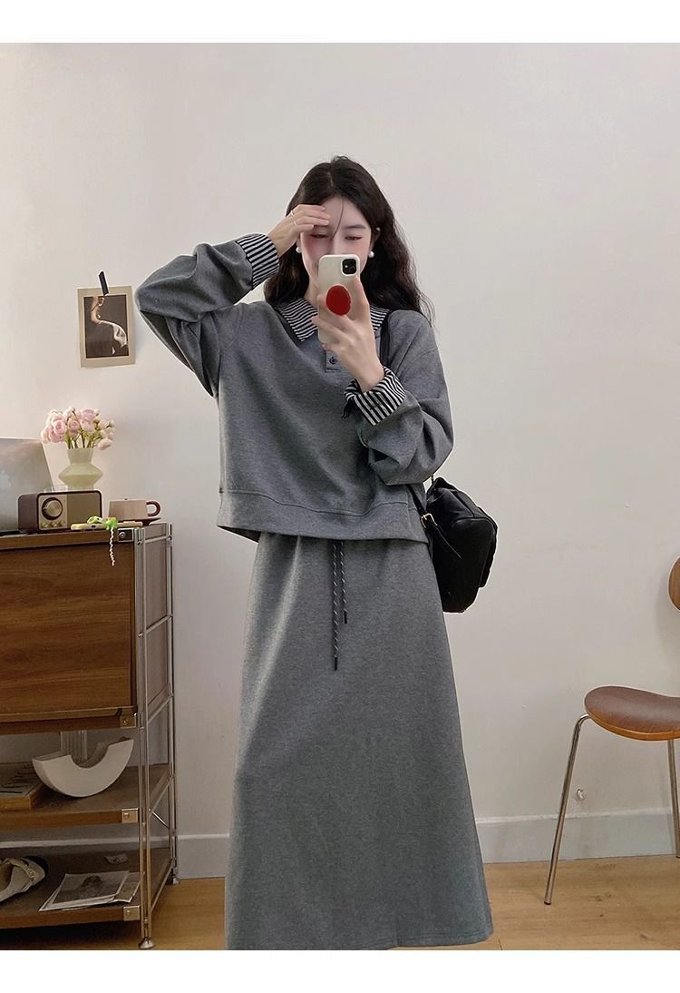 💕秋冬韓系寬鬆休閒運動套裝