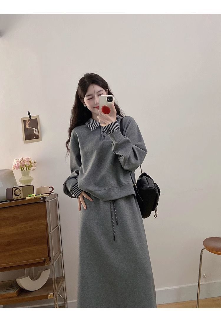 💕秋冬韓系寬鬆休閒運動套裝