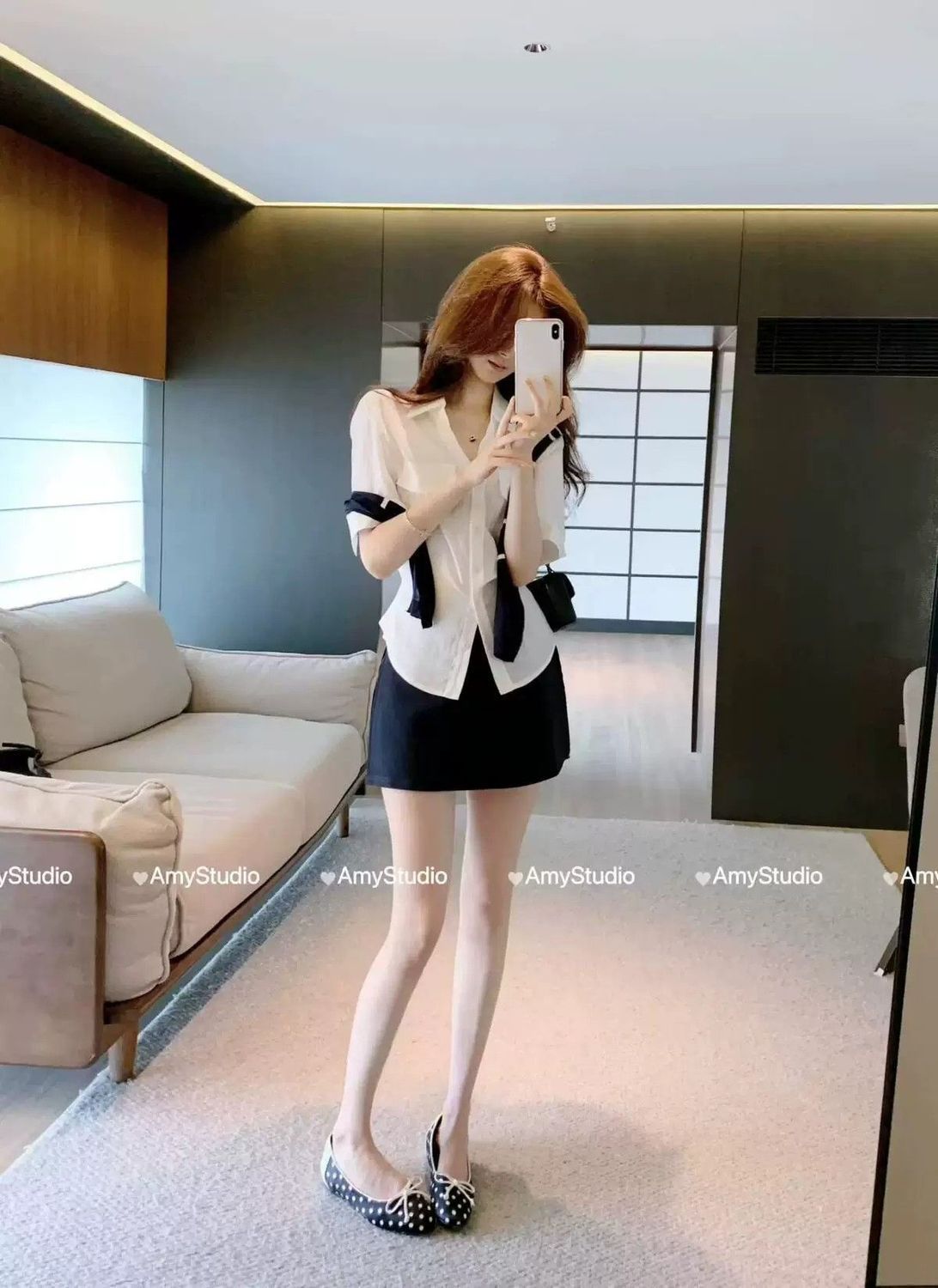 💕春夏休閒運動顯瘦半裙三件套